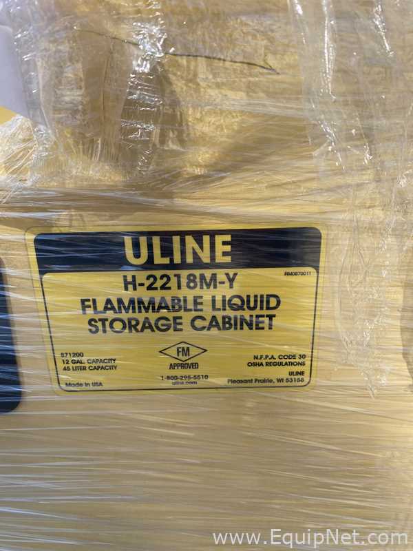 Línea de Gabinete de Almacenamiento de Inflamables Uline Requisitos de aire 12 GALS