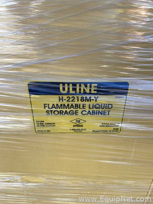 Línea de Gabinete de Almacenamiento de Inflamables Uline Requisitos de aire 12 GALS