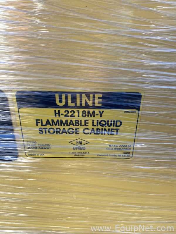 Línea de Gabinete de Almacenamiento de Inflamables Uline Requisitos de aire 12 GALS