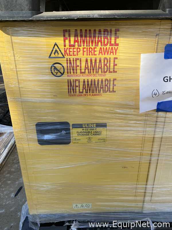 Línea de Gabinete de Almacenamiento de Inflamables Uline Requisitos de aire 12 GALS