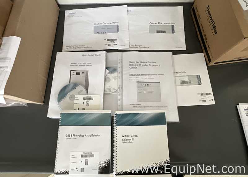 Waters 2535 Quaternary Gradient Module 2998 Photodiode Array Detector and Fraction CollectorIII HPLC
