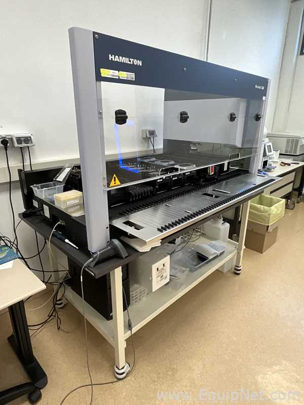 Hamilton Microlab Star Liquid Handler on Trolley with Thermo Scientific VisionMate