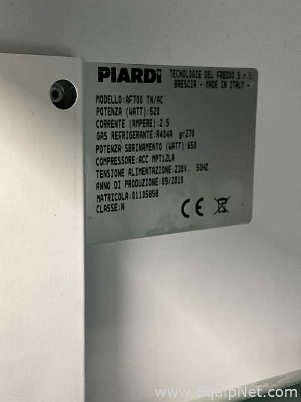 Piardi AF700TN 700 Litre -20 C Upright Laboratory Freezer