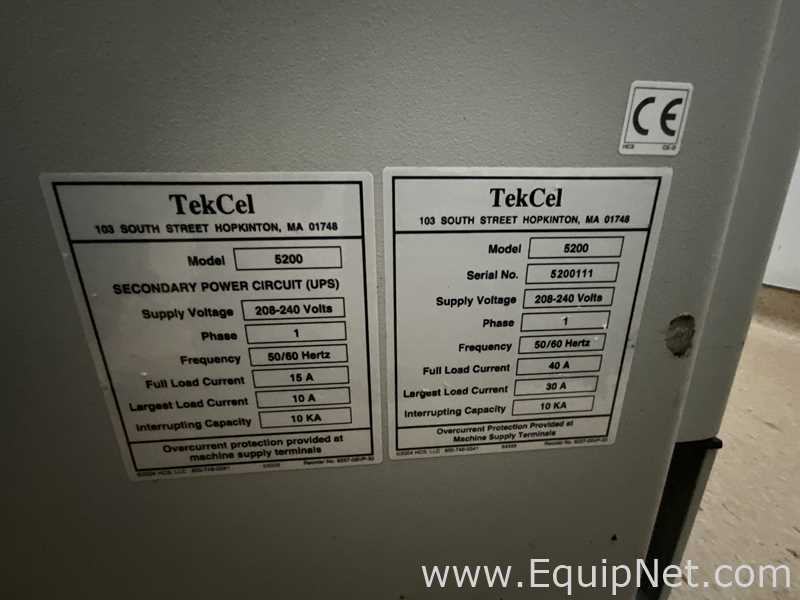 TekCel 5400 and 5200 Tuber Server Sample Storage System