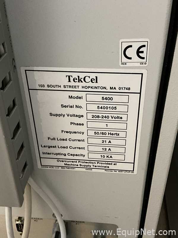 TekCel 5400 and 5200 Tuber Server Sample Storage System