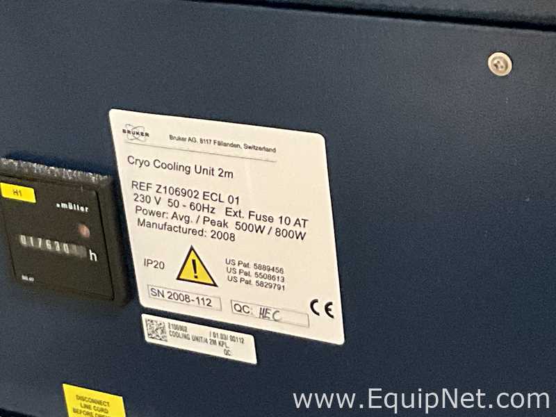 Equipamento de Apoio Criogênico Bruker Cryo Cooling Unit 2M
