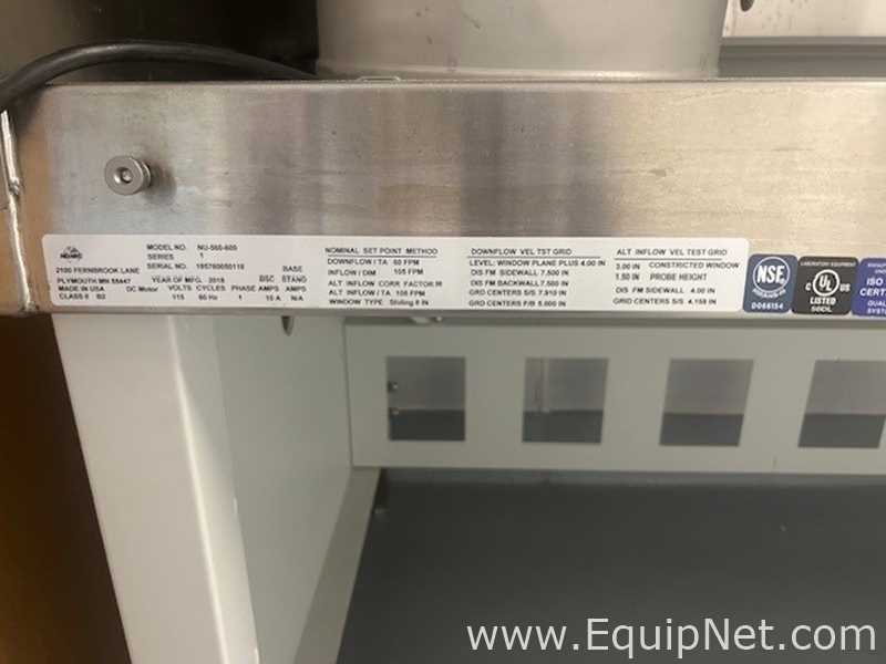 Cabina de Seguridad Biológica Nuaire Labgard NU-560-600 Class II Type B2