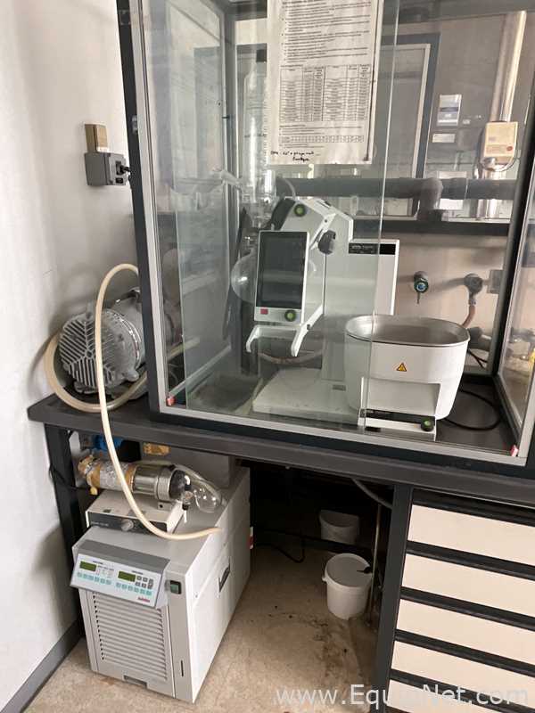 Buchi R-300 Laboratory Evaporator with Edwards XDS5 Vacuum Pump and Julabo FC600 Chiller