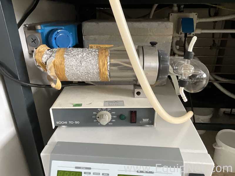 Buchi R-300 Laboratory Evaporator with Edwards XDS5 Vacuum Pump and Julabo FC600 Chiller