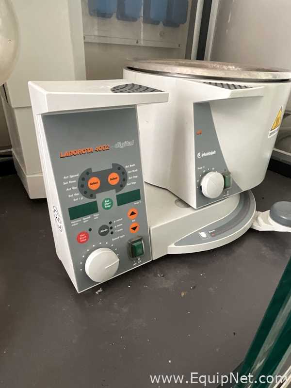 Heidolph Laborota 4002 Laboratory Evaporator with Edwards nXDS6i Vacuum Pump