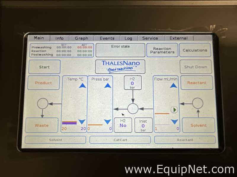 Thales Nano Inc H-Cube Pro Automated Hydrogenation Reactor with Knauer Azura P2.1S Pump