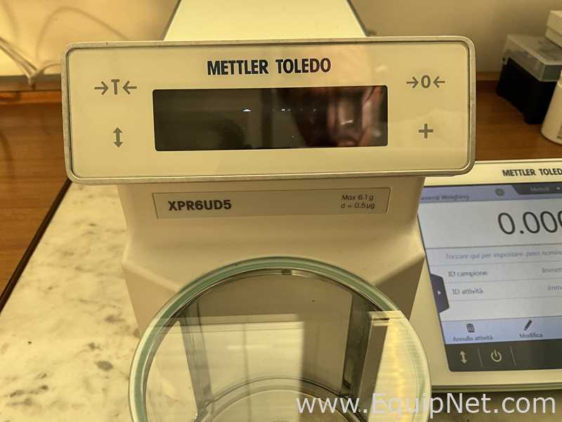 Mettler Toledo XPR6UD5 6.1 Gram Balance