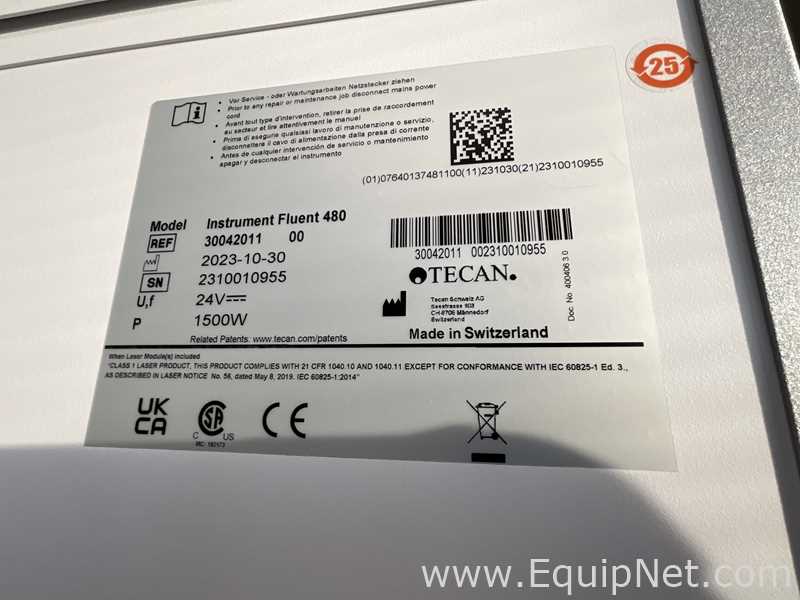 Tecan Instrument Fluent 480 Liquid Handler