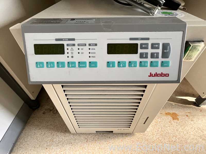 Buchi Rotovapor R-200 Evaporator with Vacubrand CVC 2 and Julabo FC 600 Chiller