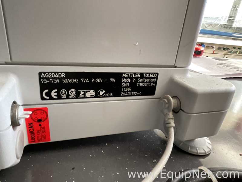 Báscula Mettler Toledo AG204DR