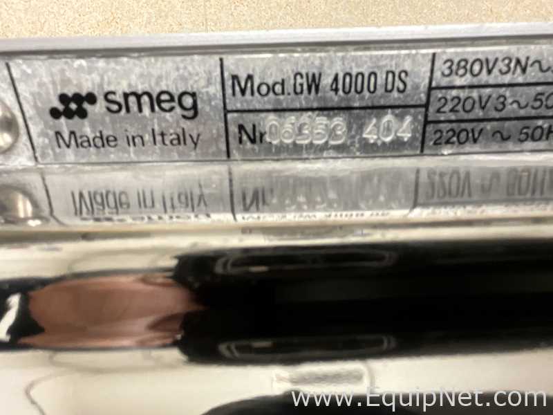 Lavadora e Secador de Vidraria Smeg GW4000DS