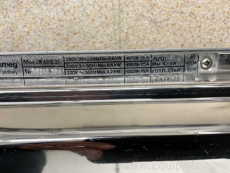 Lavadora e Secador de Vidraria Smeg GW4000DS