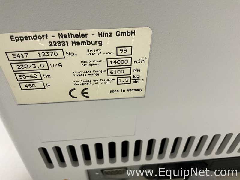 Centrífuga para Laboratórios Eppendorf 5417C