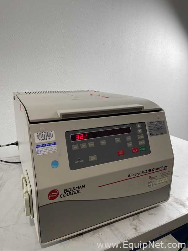 Centrífuga para laboratorio Beckman Coulter Allegra X-22R