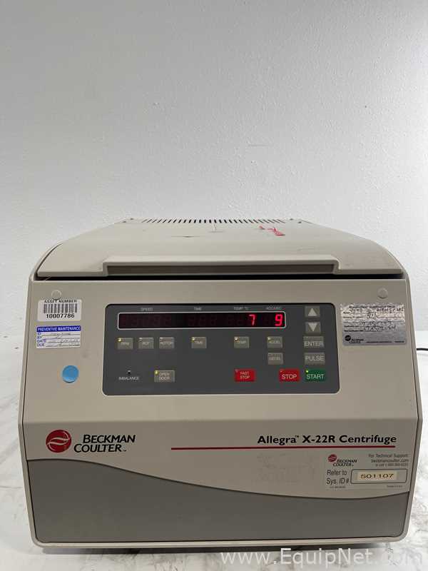 Centrífuga para laboratorio Beckman Coulter Allegra X-22R