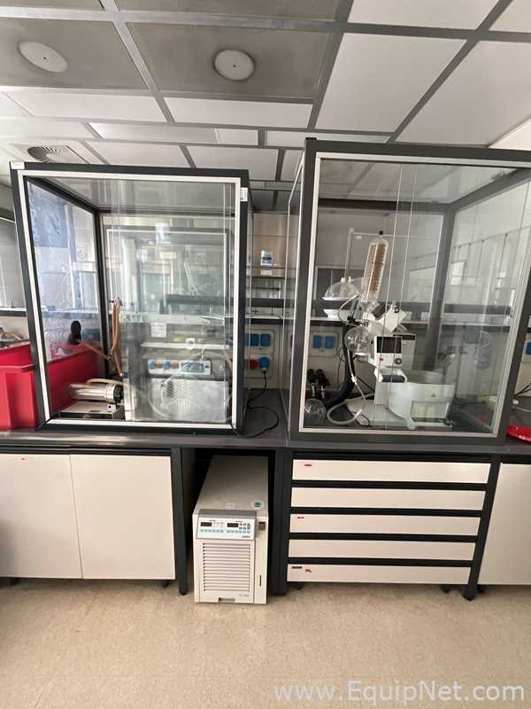 Buchi R-300 Laboratory Evaporator with Edwards XDS5 Atex Vacuum Pump and Julabo FC600 Chiller