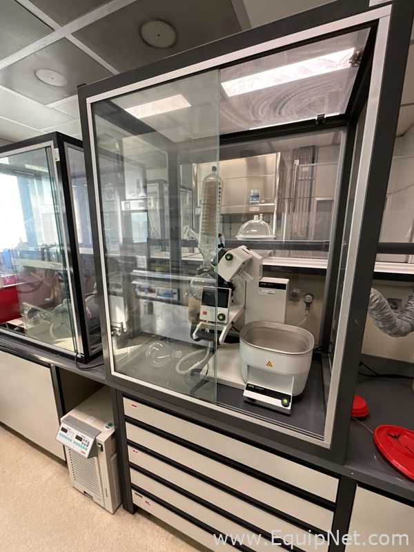 Buchi R-300 Laboratory Evaporator with Edwards XDS5 Atex Vacuum Pump and Julabo FC600 Chiller