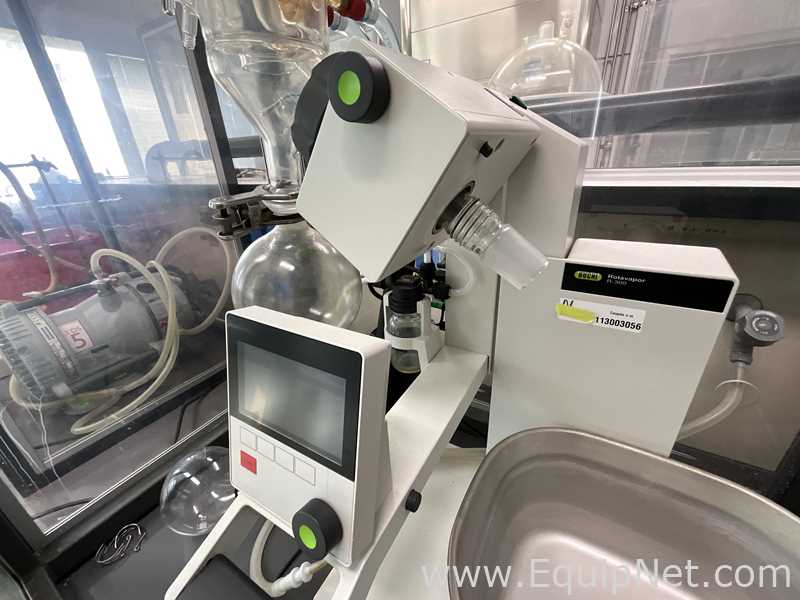 Buchi R-300 Laboratory Evaporator with Edwards XDS5 Atex Vacuum Pump and Julabo FC600 Chiller
