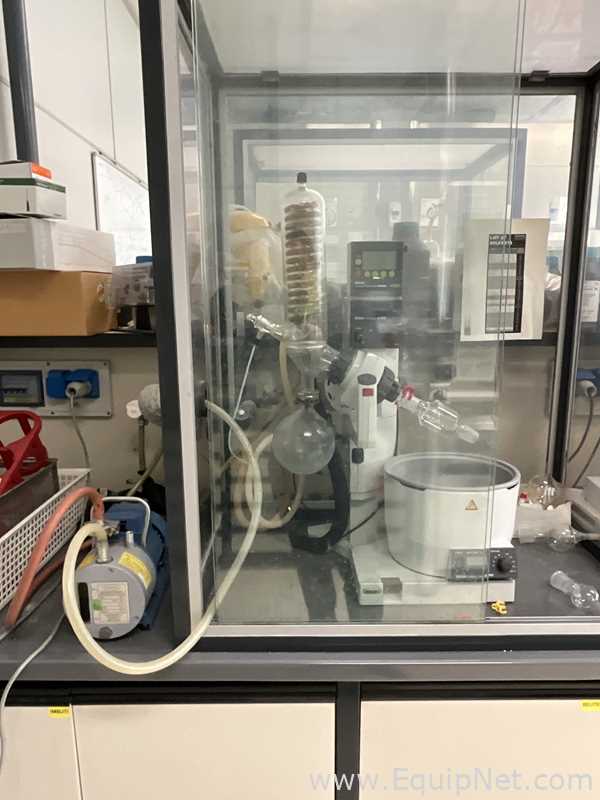 Buchi Rotavapor R-200 Evaporator with Vacubrand RE2 Vacuum Pump