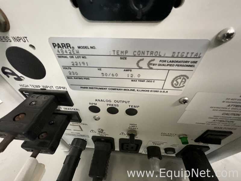 Reactor Parr Requisitos de aire  