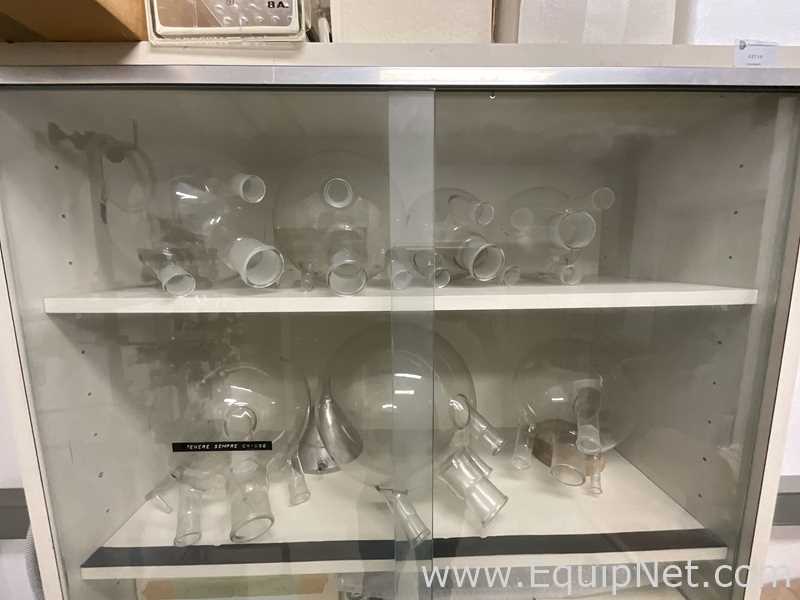 Lot of 2 off Laboratory Glass Reactors Plus Various Laboratory Glassware