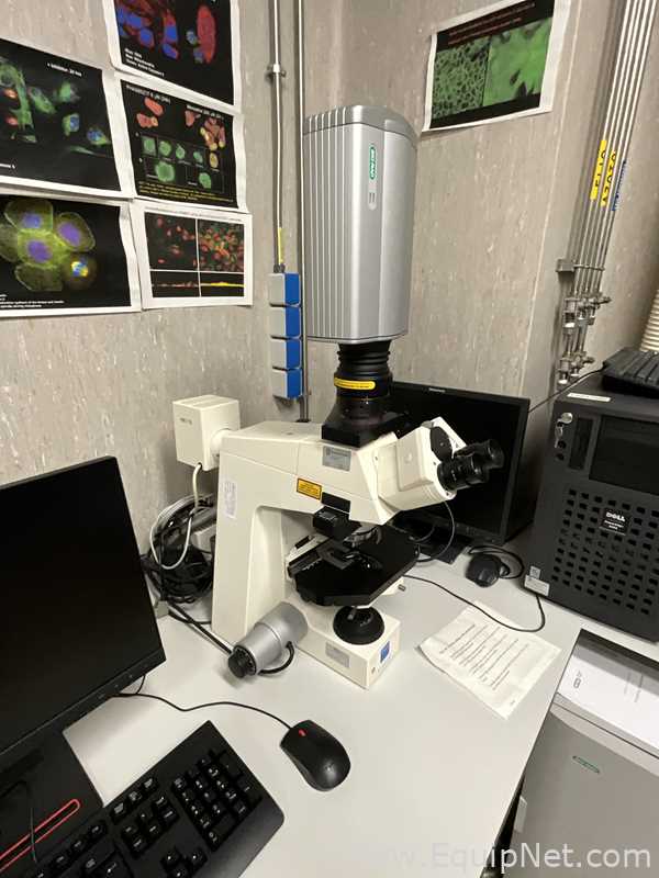 Carl Zeiss Microimaging AxioPlan Fluorescence Microscope BIORAD Radiance 2000 Laser Scanning System