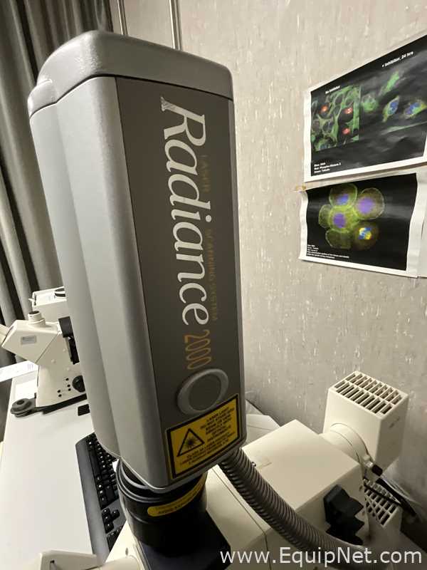 Carl Zeiss Microimaging AxioPlan Fluorescence Microscope BIORAD Radiance 2000 Laser Scanning System