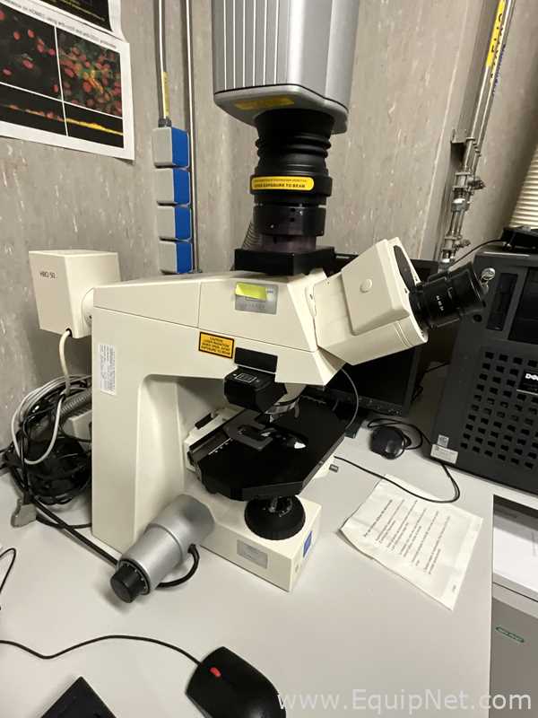 Carl Zeiss Microimaging AxioPlan Fluorescence Microscope BIORAD Radiance 2000 Laser Scanning System