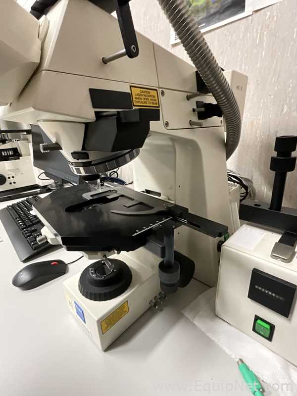 Carl Zeiss Microimaging AxioPlan Fluorescence Microscope BIORAD Radiance 2000 Laser Scanning System