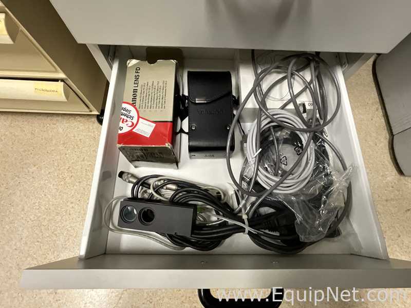 Lot of Various Carl Zeiss Microscope Objectives and Accessories plus Minolta X300s SLR Camera