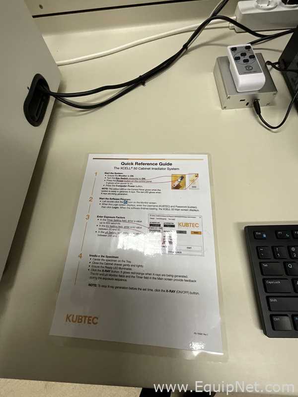 Kubtec XCELL 50 Laboratory Bench Top X-Ray Irradiation Steriliser