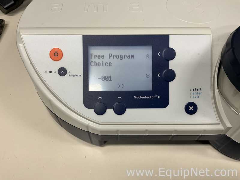 Amaxa BioSystems Nucleofector II  Electroporation Device