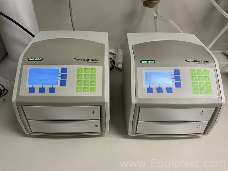 Lot of 2 off Bio Rad Trans-Blot Turbo System Electrophoresis Devices