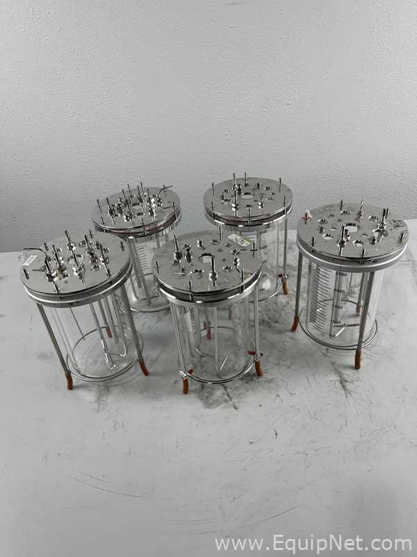 Lote de  Tanque - Contenedor de Presión Broadley James 5L Glass Bioreactor Vessel Assembly