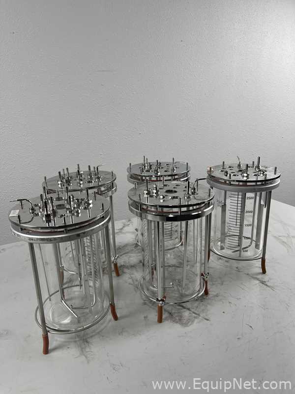 Lote de  Tanque - Contenedor de Presión Broadley James 5L Glass Bioreactor Vessel Assembly