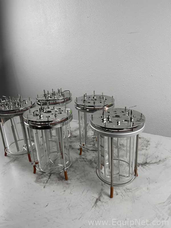 Lote de  Tanque - Contenedor de Presión Broadley James 5L Glass Bioreactor Vessel Assembly