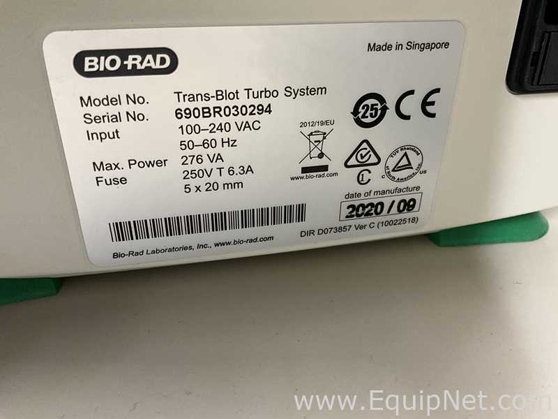 Lot of 2 off Bio Rad Trans-Blot Turbo System Electrophoresis Devices