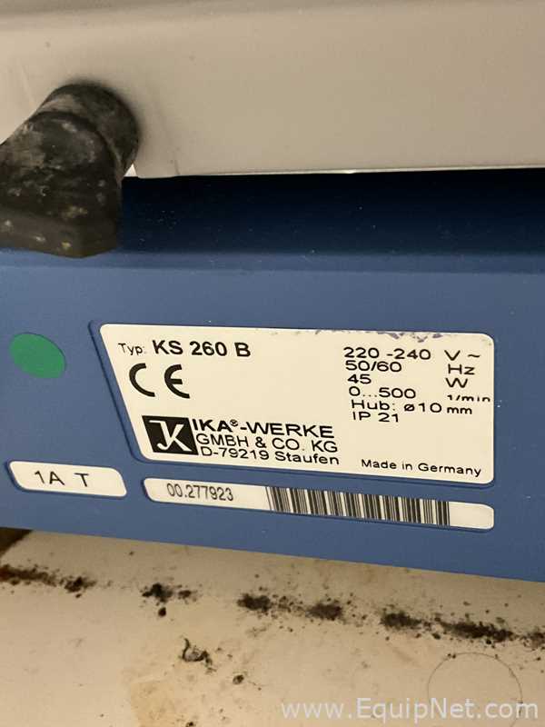 lote de  2 Agitador IKA KS 260 Basic