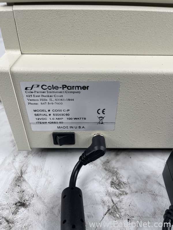 Cole Parmer CO50 C-P HPLC Column Chiller/Heater
