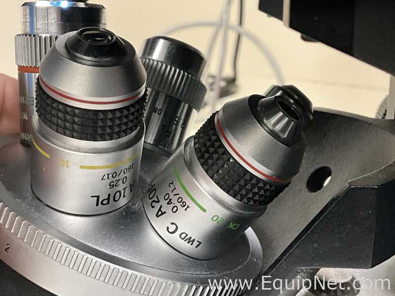Microscópio Leitz Fluovert FU