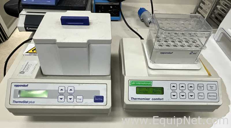 Lot of 2 off Eppendorf PCR and Thermal Cyclers Thermostat Plus and Thermostat Comfort