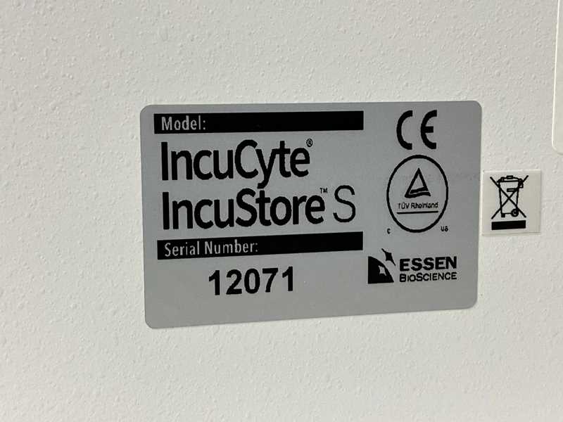 Essen BioScience IncuCyte S3 Blood Cell Analyzer with IncuStore S in HERAcell Incubator