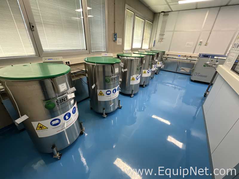 Sintesy Liquid Nitrogen Cryogenic Sample Storage System with Sintesy Environmental Monitoring System