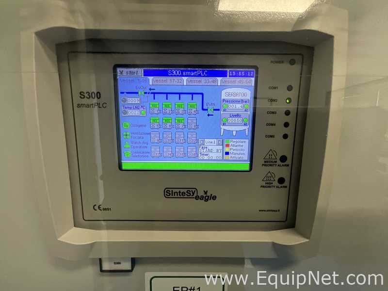 Sintesy Liquid Nitrogen Cryogenic Sample Storage System with Sintesy Environmental Monitoring System