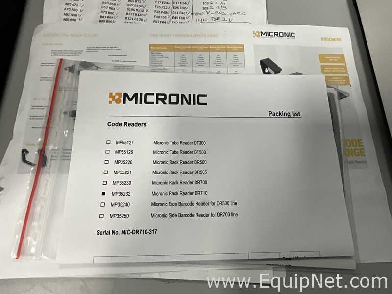 Lector de Microplacas Micronic Rack Reader DR710